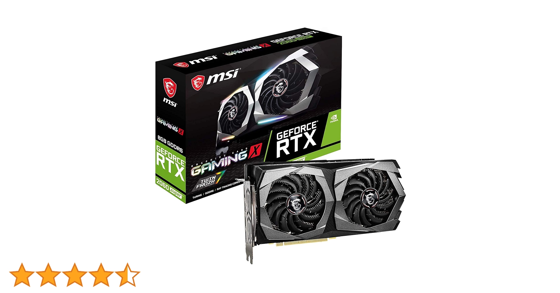 Amazon | MSI GeForce RTX 2060 SUPER GAMING X グラフィックス
